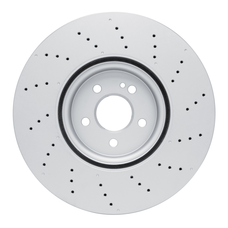 Mercedes-Benz A45 AMG Brake Rotor (1) - Front - R1 Concepts - Drilled GeoSPEC Coated - `20-`25